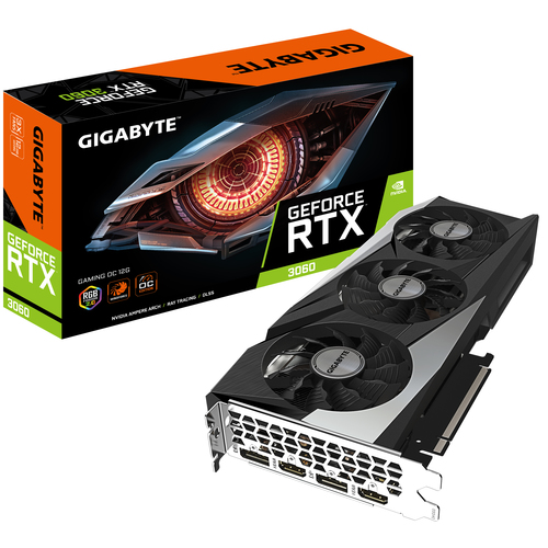 Tarjeta De Video Gigabyte Nvidia Geforce Rtx3060 12Gb Rgb Gddr6 Pcie X16 4.0 Gv-N3060Gaming Oc-12Gd