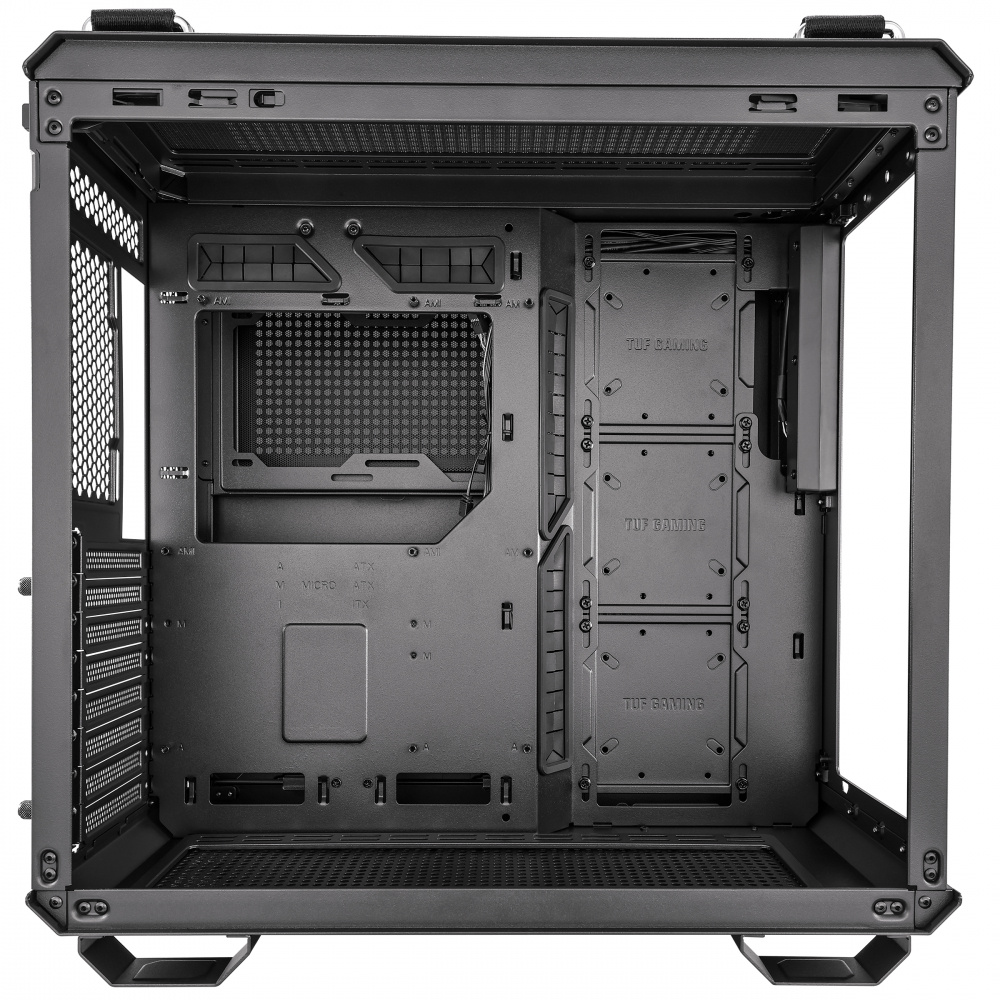 Gabinete ASUS TUF Gaming GT502 con Ventana, Midi-Tower, ATX/Micro-ATX/Mini-ITX, USB 3.2, sin Fuente/Ventiladores Instalados, Negro - Imagen 2