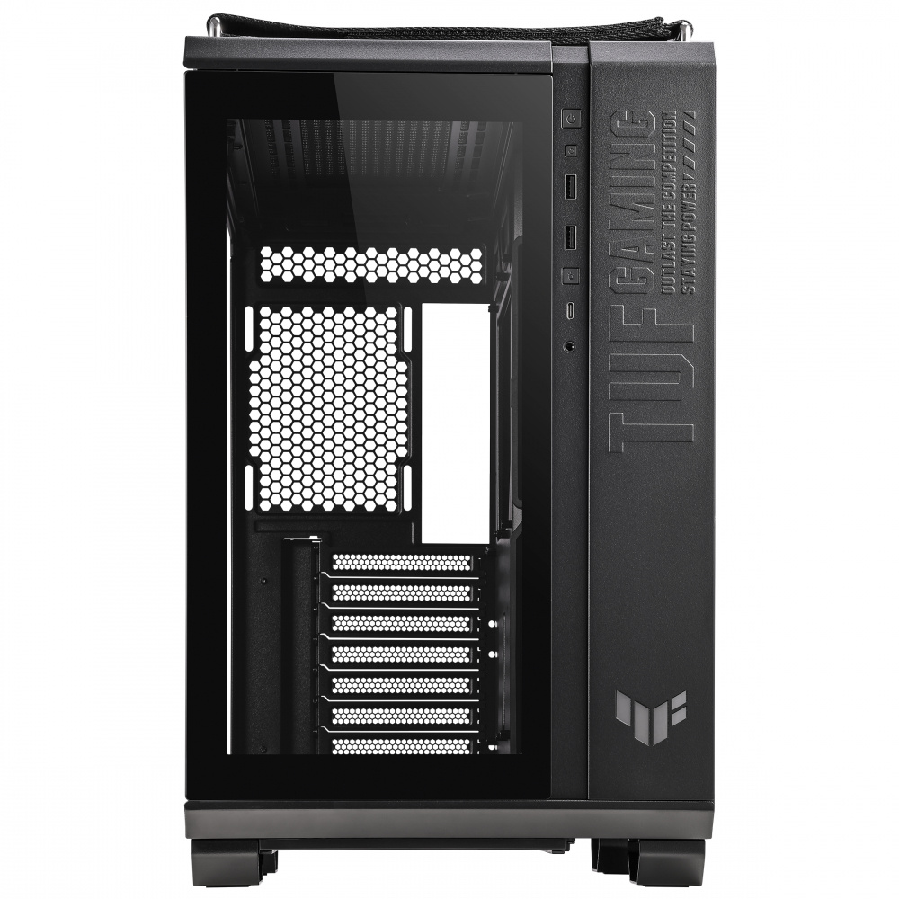 Gabinete ASUS TUF Gaming GT502 con Ventana, Midi-Tower, ATX/Micro-ATX/Mini-ITX, USB 3.2, sin Fuente/Ventiladores Instalados, Negro - Imagen 3