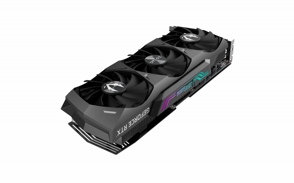 Tarjeta de Video, Tarjeta Grafica RTX 3070 Ti Zotac Trinity 8GB GDDR6X RGB PCI Express X16 4.0 Nvidia GeForce Negro Zt-A30710D-10P - Imagen 2