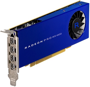 Tarjeta De Video Amd Wx 4100 Radeon Pro 4Gb Gddr5