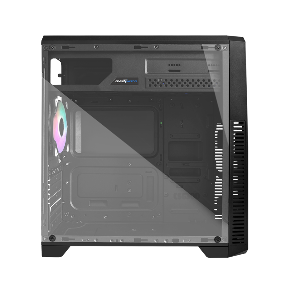 Gabinete Gamer Game Factor Csg300 Atx Ventana Vidrio Templado - Imagen 3
