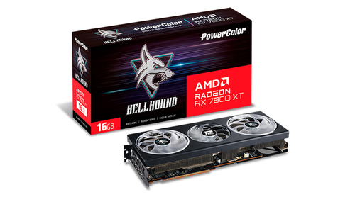 Tarjeta Grafica Powercolor Amd Radeon Rx 7800 Xt Hellhound Spectral Oc 16Gb Gddr6 Rx7800Xt 16G-L/Oc