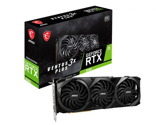 Tarjeta de Video Msi Nvidia Geforce Rtx 3080 Ventus 3X Plus 10G Oc Lhr 10Gb 320-Bit Gddr6X Dp Hdmi