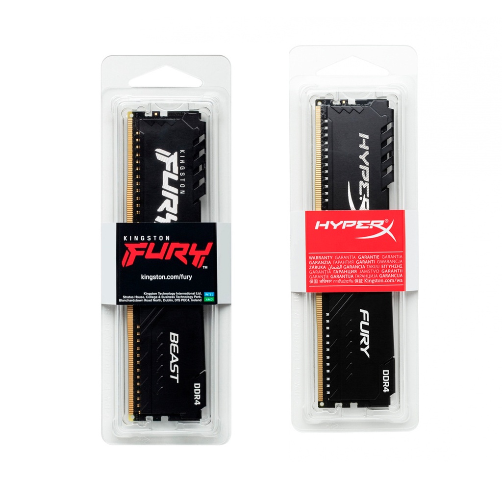 RAM KINGSTON FURY BEAST DDR4 16GB 3200 NEGRO KF432C16BB/16 - Imagen 2