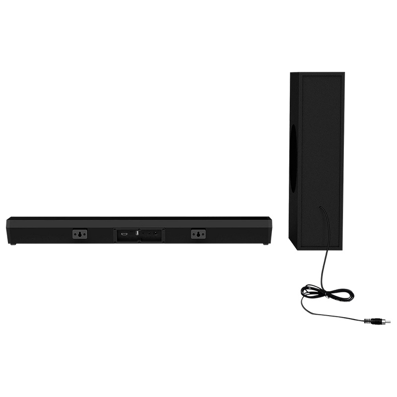 Acteck Barra de Sonido con Subwoofer DYNAMIC TRIM BS670, Bluetooth, Alámbrico/Inalámbrico, 2.1 Canales, 70W RMS, USB, Negro - Imagen 3