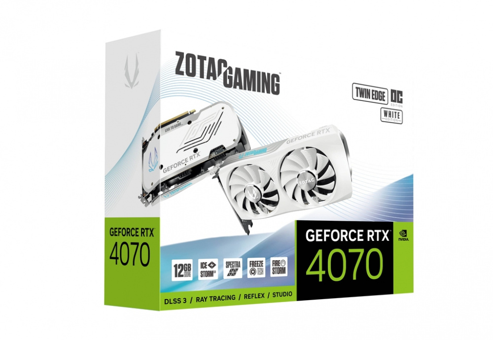 Tarjeta de Video Zotac NVIDIA GeForce RTX 4070 Twin Edge OC White Gaming, 12GB 192-bit GDDR6, PCI Express x16 4.0