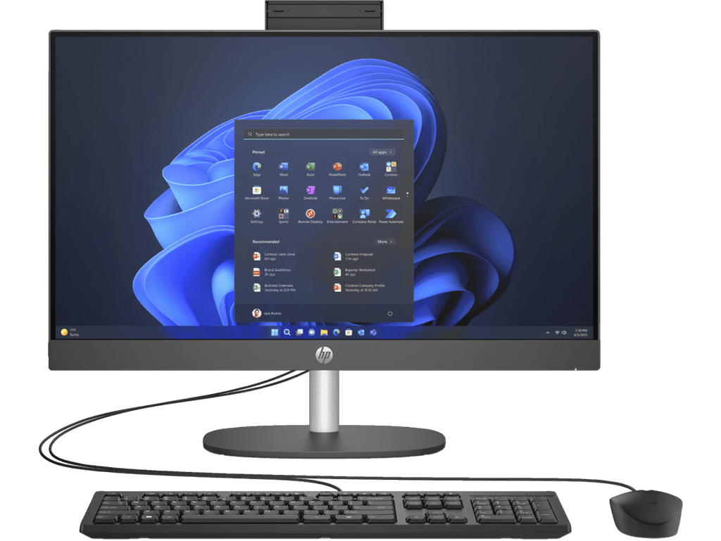 AIO HP 240 G10 CORE I3 N300 256GB 8GB 23.8" NEGRO W11H - Imagen 3