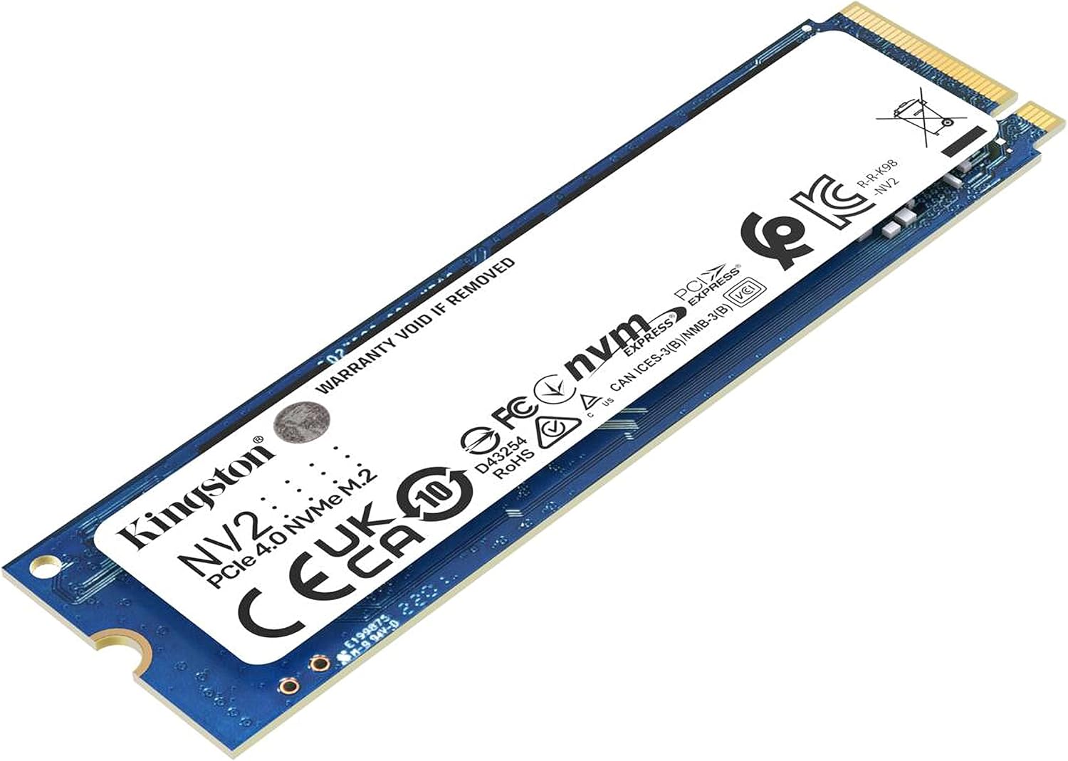 Kingston SSD NV2, Capacidad: 500 GB, Factor de Forma: M.2 2280, Interfaz: NVMe PCIe Gen 4.0 x 4 Carriles, Lectura: 3500MB/s y Escritura: 2100MB/s - Imagen 4